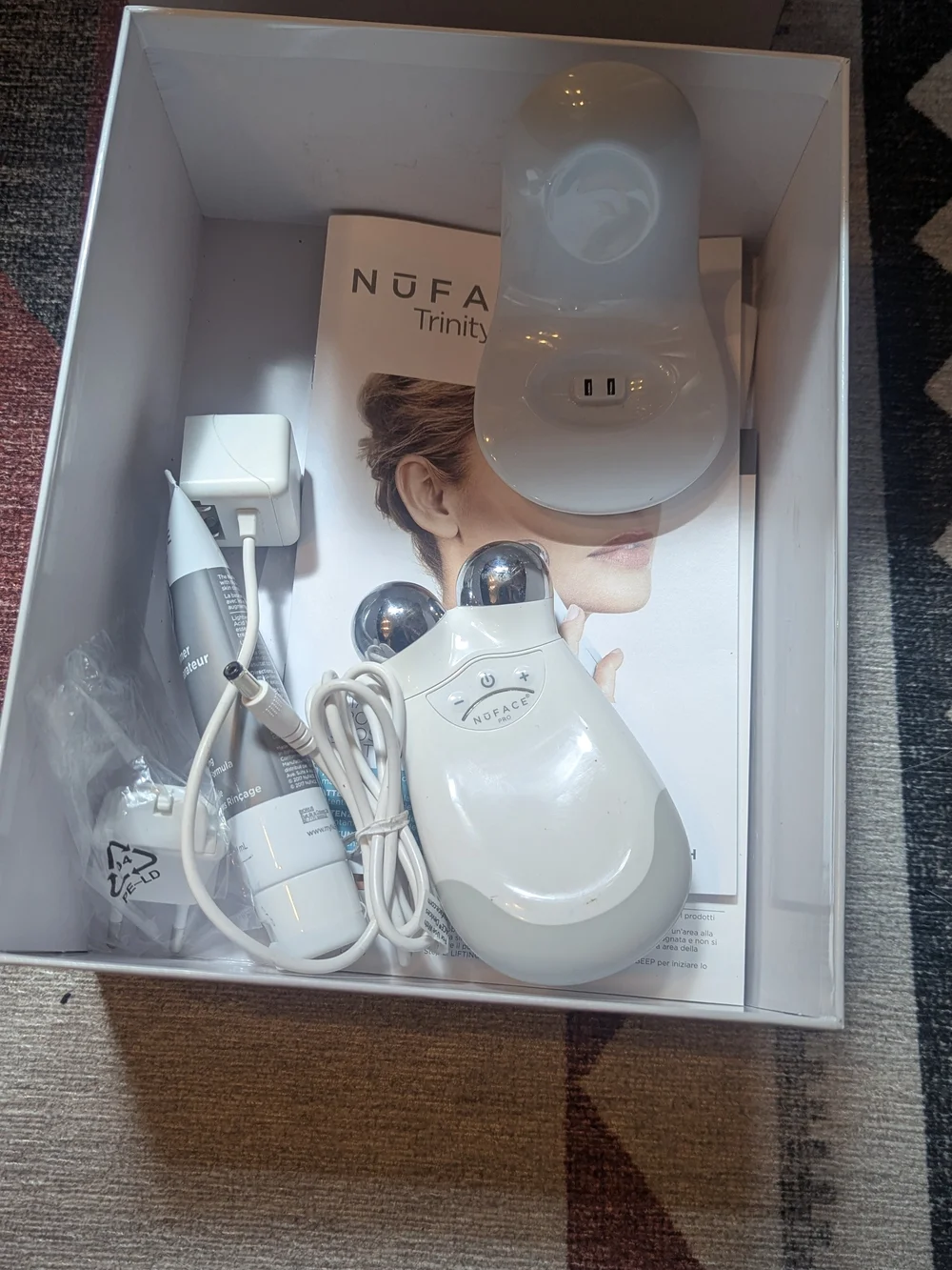 NuFace Trinity PRO Facial Toning Kit - White